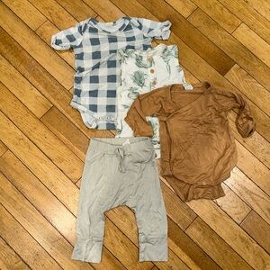 Baby Unisex Kate Quinn lot bundle onesies bodysuit long sleeve pants bottoms